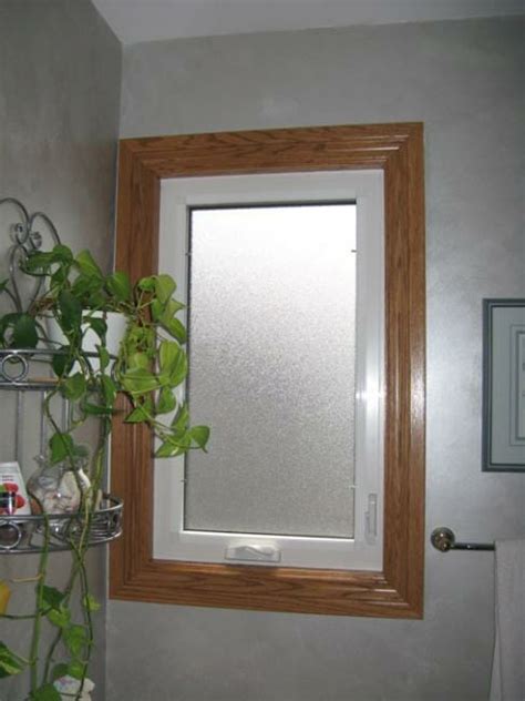 Bathroom Casement Window With New Oak Trim Gnhe Windows And Doors