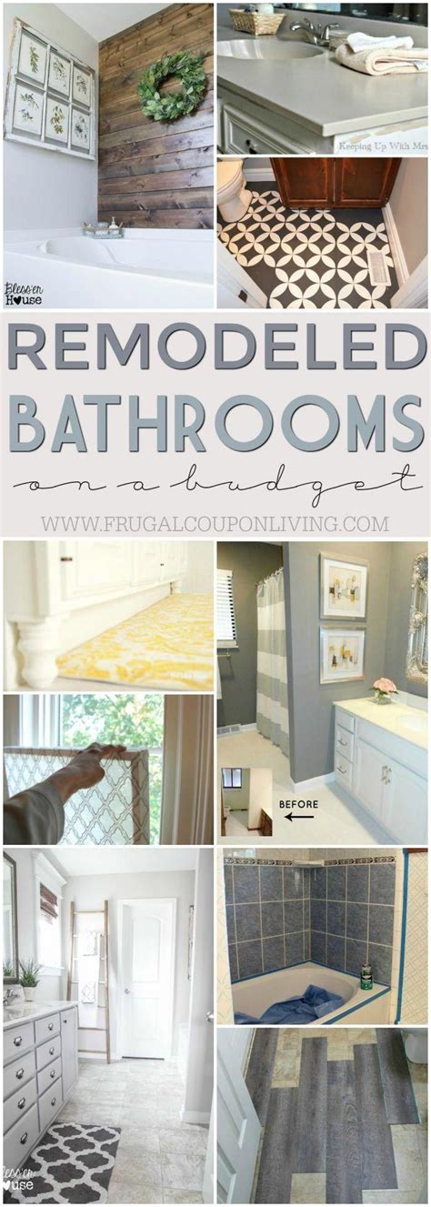 Remodeled Bathroom Ideas Inspiring Makeovers On A Budget Bathrooms