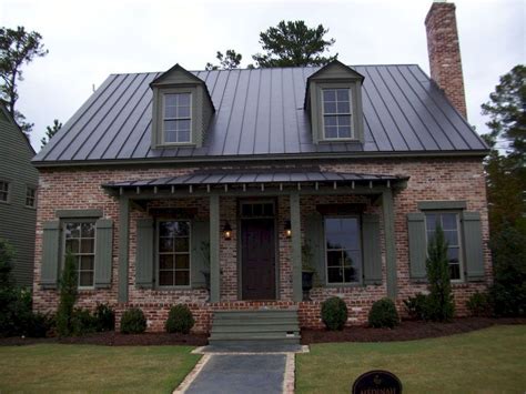Metal Roof Color For Red Brick House