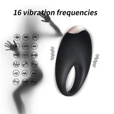 Usb Charging Waterproof Vibrator Cock Ring Penis Ring Sex Toys For Men Delay Ejaculation Penis