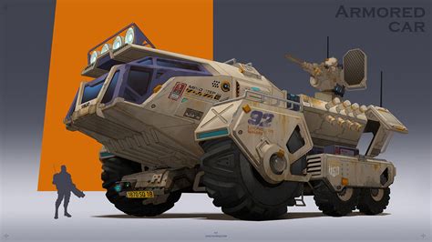 Futuristic Military Vehicles Concept Art