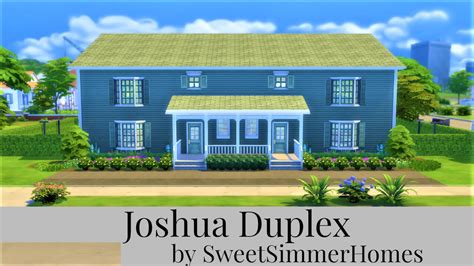 Sims 4 Joshua Duplex Best Sims Mods
