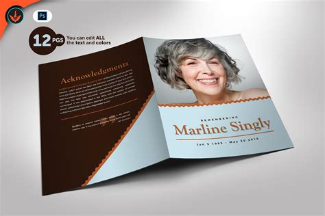 Funeral Program Funeral Brochure Cover Design Blogs
