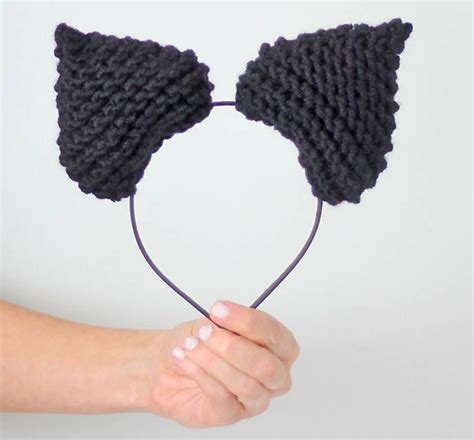 Crochet Cat Ears Headband Amelias Crochet