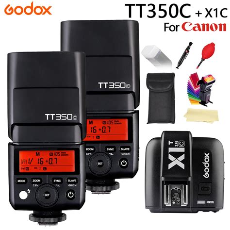 godox tt350 flash 2 tt350 c x1t c ttl hss 2 4g wireless 1 8000 s gn36 flash speedlite pocket