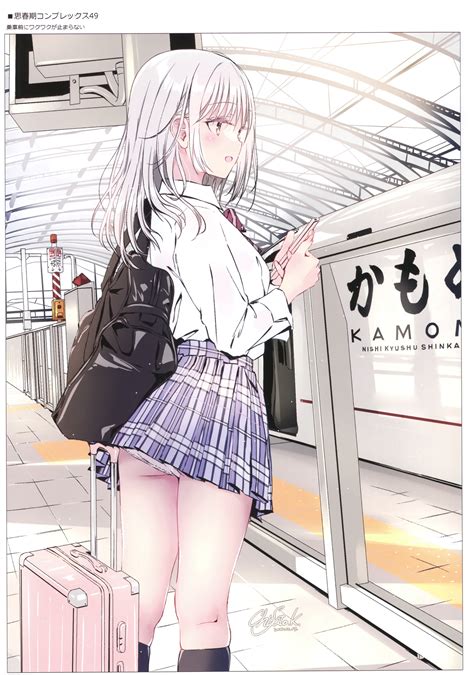 Kobayashi Chisato Ass Pantsu Seifuku Skirt Lift Yande Re