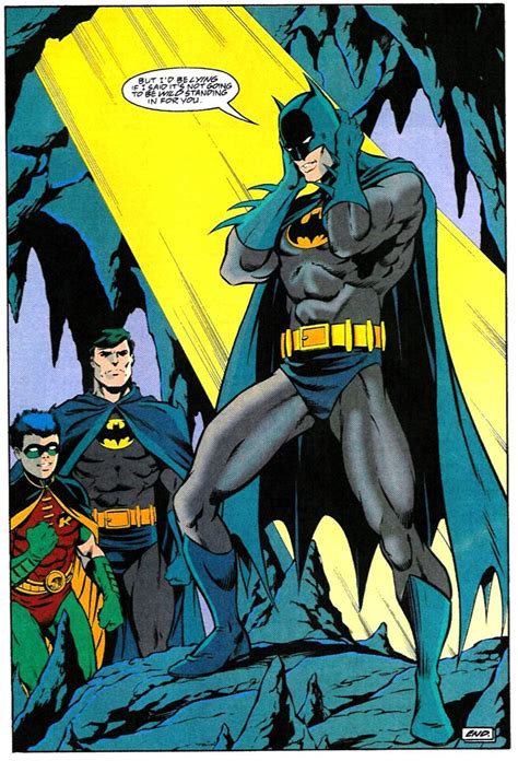 Comic Book Panels • Dick Grayson Becomes Batmanfor The First Time