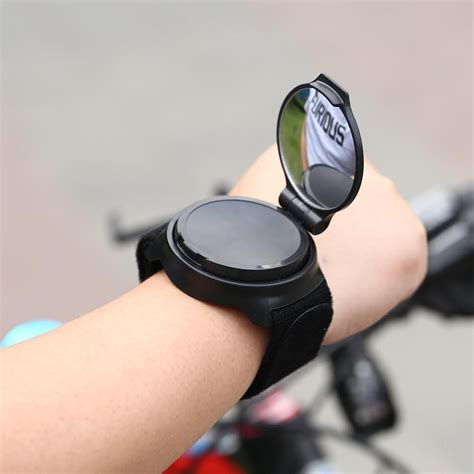 Outdoor Sport 360 Degree Rotate Wrist Rearview Mirror For Mtb Safety