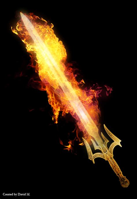 Flaming Sword By Dlm1980 On Deviantart
