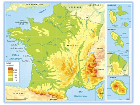 Le Relief De La France Laclassedestef Géographie Cm2 Géographie Cm2