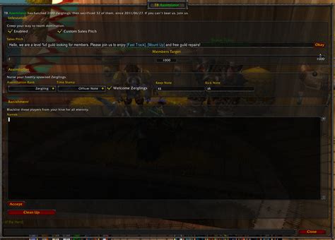 Tb Assimilator Group Guild And Friends World Of Warcraft Addons