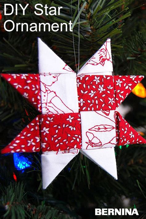 A Red And White Ornament Hanging From A Christmas Tree With The Words