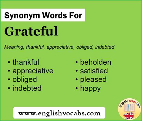 grateful synonym