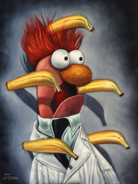 Beaker Portrait Muppet Character From The Muppet Show Painting By Jorge