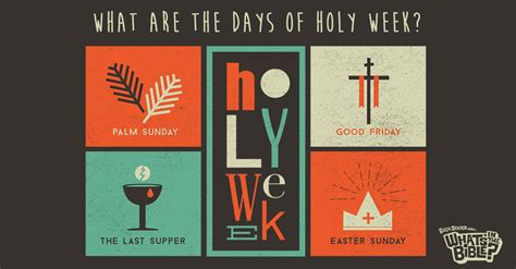 Holy Week What Are The Days Of Holy Week And How Do We Observe Them