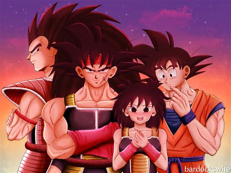 One of the first fights you have in dbz kakarot is with raditz. Broly Goku Gine Bardock Raditz HD Dragon Ball Wallpaper 2048x1536 - Wallpaper Cart