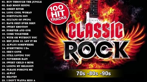 top 500 classic rock 70s 80s 90s songs playlist ♫ classic rock songs of all time youtube