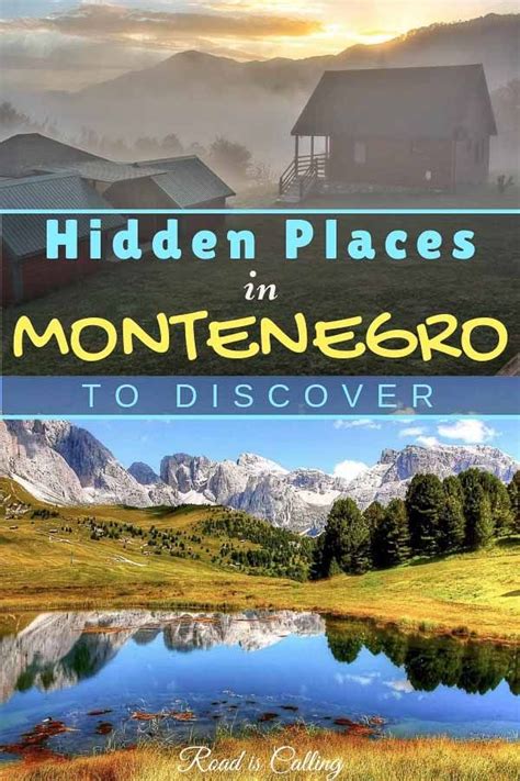 The Front Cover Of Hidden Places In Montenero To Discovery With