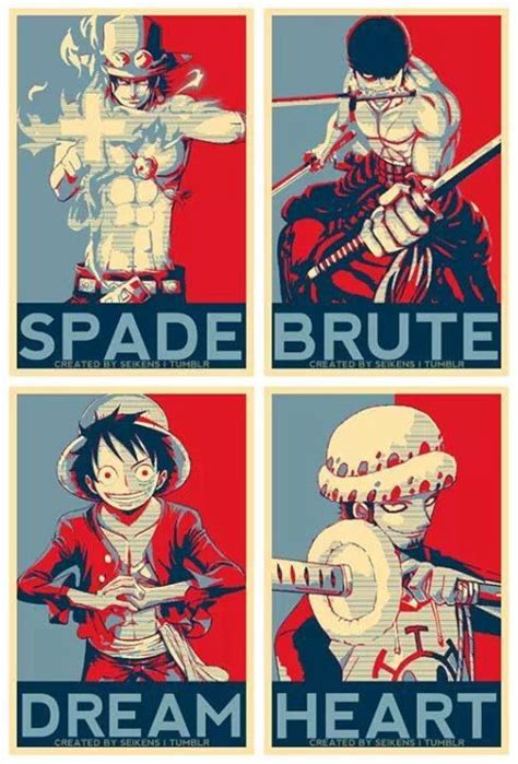 Spade Brute Dream Heart One Piece Manga Anime Film Manga The