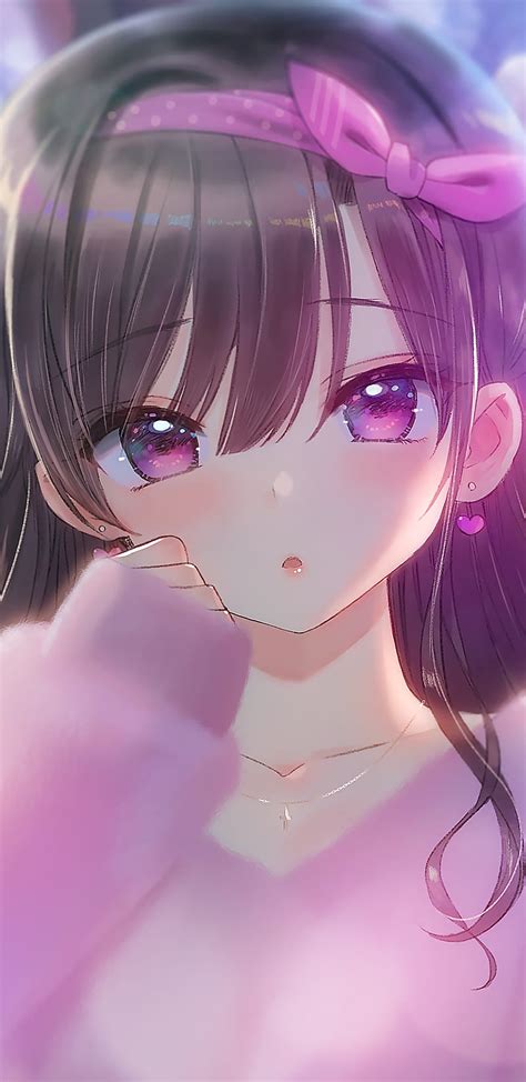 Cute Anime Girl Pink Kawaii Hd Phone Wallpaper Peakpx