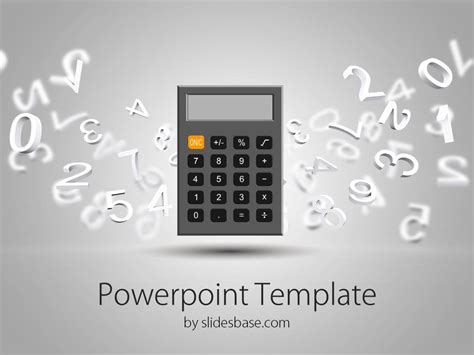 Calculator 3D PowerPoint Template | Slidesbase