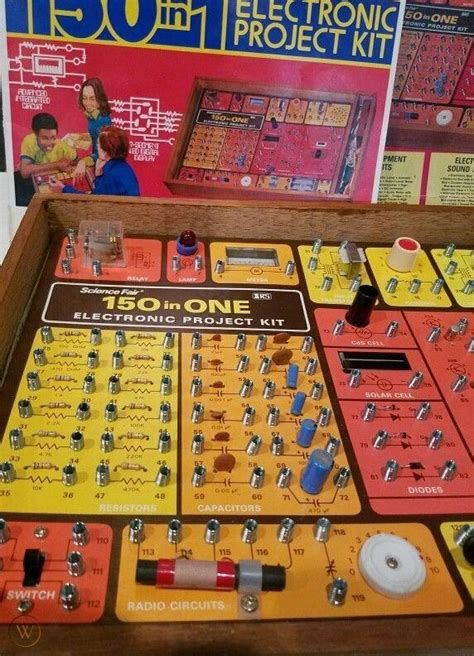 Vintage 1976 Radio Shack Science Fair 150 In 1 Electronic Project Kit