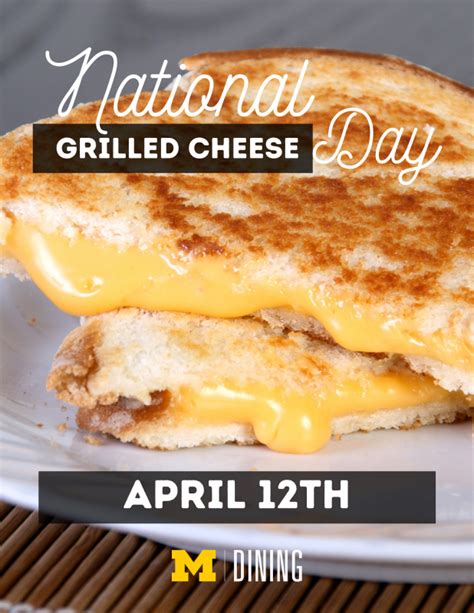 Expired National Grilled Cheese Day Happening Michigan