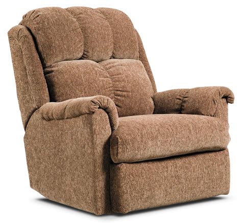 Brown Chenille Power Reclining Chair The Brick