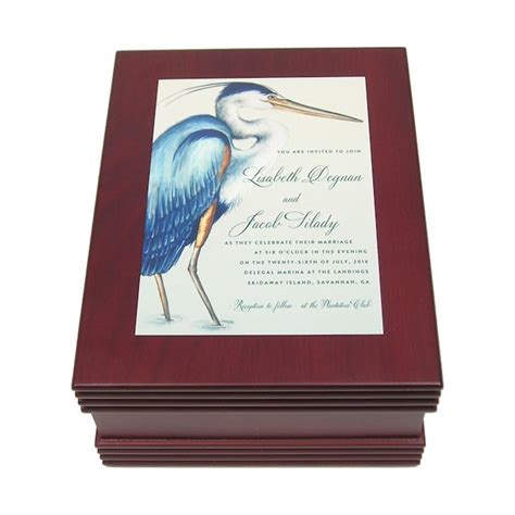Art is usually recommended as a unique wedding gift for a couple, but we love the ones that capture the memories of the couple themselves. Engraved Wedding Invitation Keepsake Gift Box: Love Is A Rose