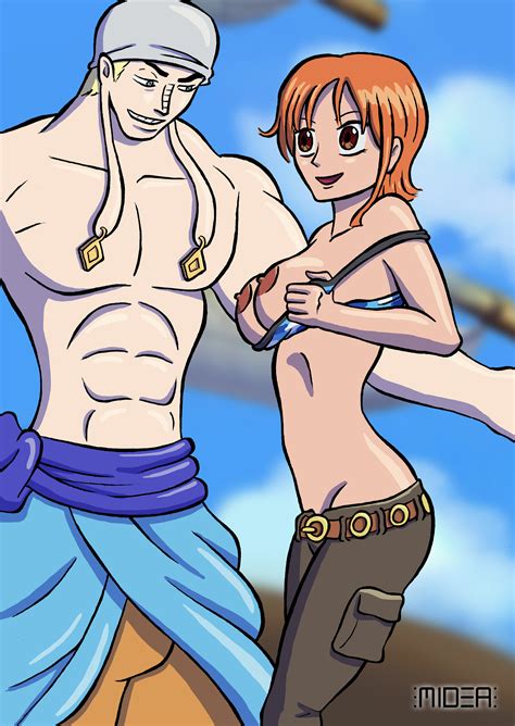 Rule 34 Female Breasts Enel Flashing Mideax Nami Nipples One Piece