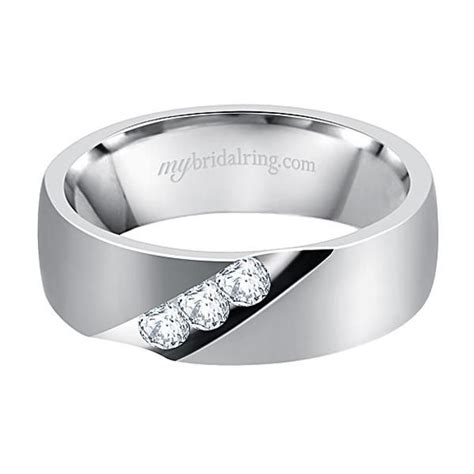 White Gold Diamond Wedding Rings For Men