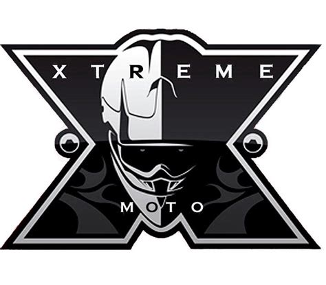 Xtreme Moto Logo Copy Right Logos Character Biker
