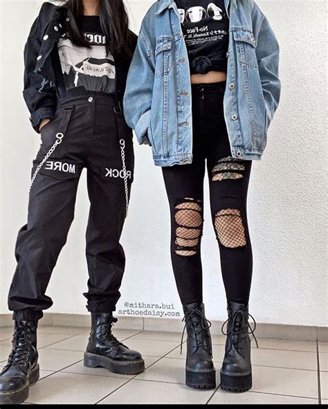 ⛓grunge Aesthetics💿 Sur Instagram Outfit 1 2 3 Or 4 🥀 Follow
