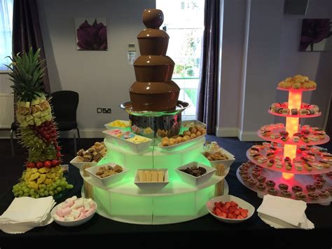 If the chocolate fountain has dishwasher proof pieces, take these off and place in a dishwasher. AndyB Events » Premium Chocolate Fountains Hire North West