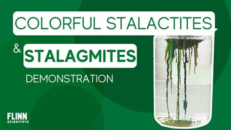Colorful Stalactites And Stalagmites Demonstration Flinnscientific