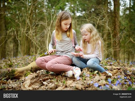 Two Cute Young Sisters Image And Photo Free Trial Bigstock