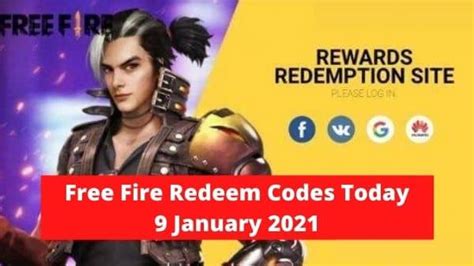 Latest working garena ff rewards code for today. Free Fire Redeem Codes Today 9 January 2021 Updated