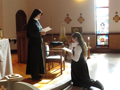 Vestition Of Sr Miriam Esther Of The Sacred Heart — Passionist Nuns