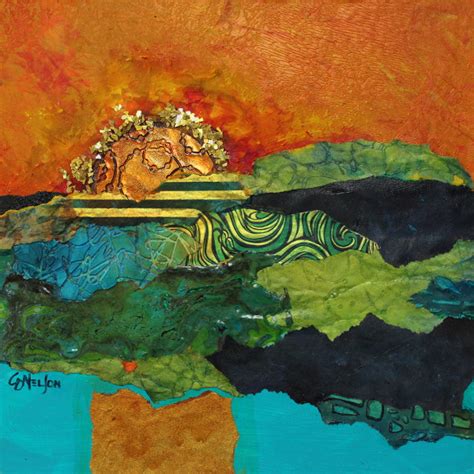 Carol Nelson Fine Art Blog Mixed Media Abstract Landscape Collage