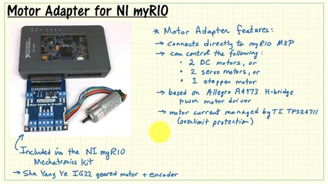 Ni Myrio Motor Adapter For Ni Myrio Youtube