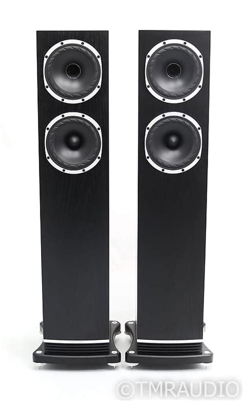 Fyne Audio F501 Floorstanding Speakers F 501 Black Oak Pair Reverb