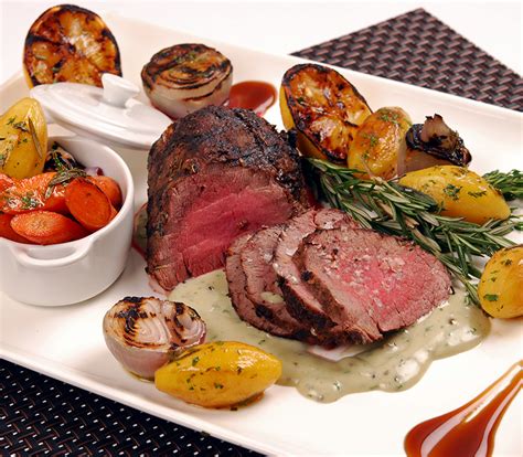 Impressive enough for guests, yet easy enough for any family dinner. BEEF TENDERLOIN WITH BLUE CHEESE SAUCE