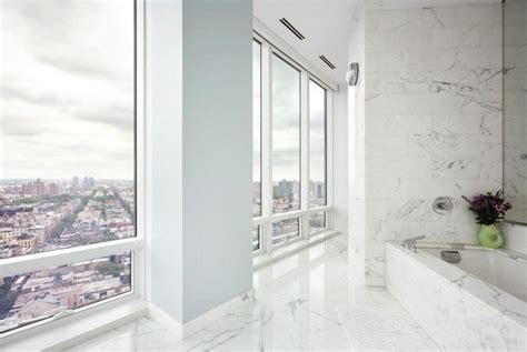 10 Million Duplex Penthouse In Astor Place Tower White Marble