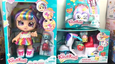 Kindi Kids Rainbow Kate Doll Review Kindi Fun Delivery Scooter And Back