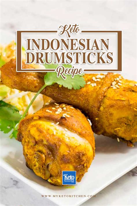 Indonesian Keto Chicken Drumsticks - Deliciously Herbed ...