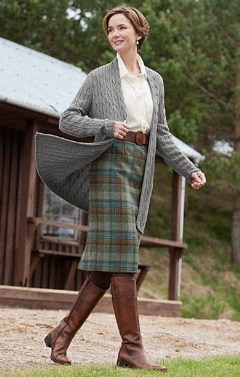 House Of Bruar Ladies Classic Tweed Skirt Love It With The Long