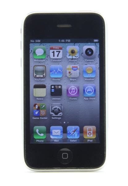 Apple Iphone 3gs 16gb Black Unlocked A1303 Gsm Ca For Sale