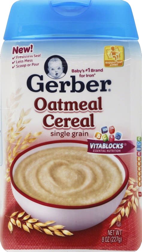 Gerber Oatmeal Cereal Starfish Market
