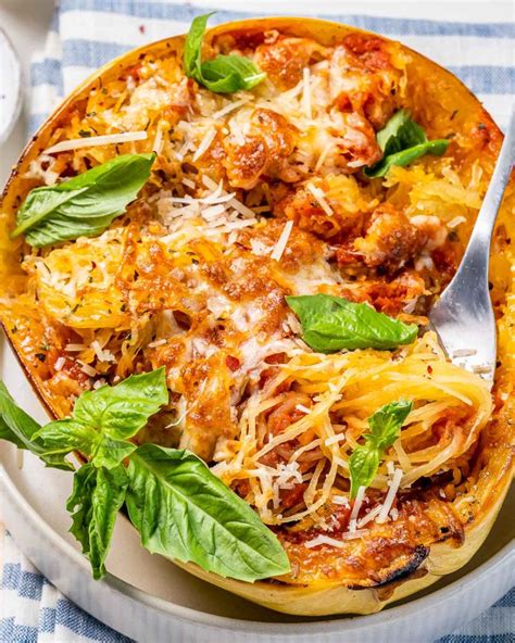 Margherita Spaghetti Squash Clean Food Crush