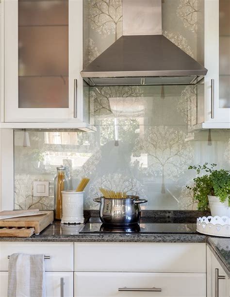25 Wallpaper Kitchen Backsplashes With Pros And Cons Digsdigs